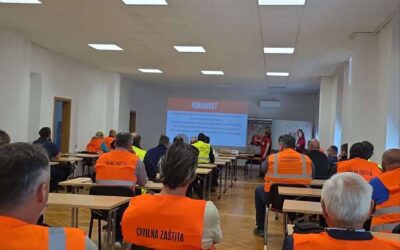 Održano osposobljavanje i uvježbavanje pripadnika civilne zaštite u Šapjanama