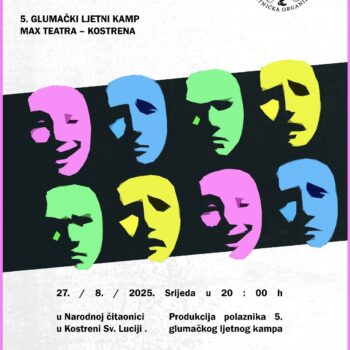 Peti glumački ljetni kamp za djecu i mlade