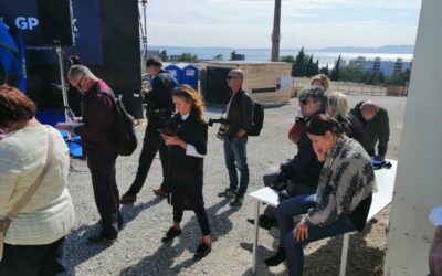 S polaganja kamena temeljca nove bolnice na Sušaku 2019. godine
