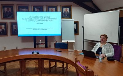 Profesorica OŠ Kostrena Nevia Grbac obranila specijalistički rad na FOI-ju