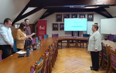 Profesorica OŠ Kostrena Nevia Grbac obranila specijalistički rad na FOI-ju